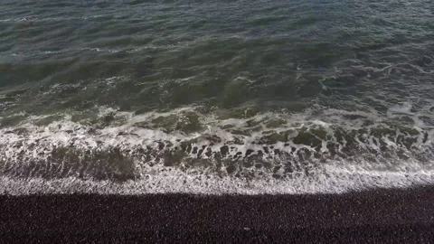 Sea waves crushing into the beach Stock Footage 233235027