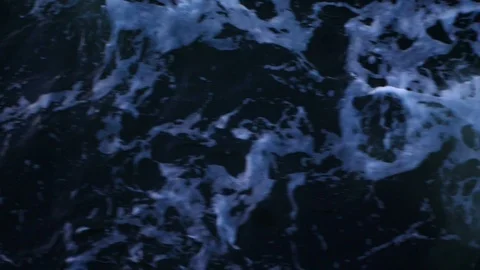Sea waves of dark blue slowmotion Video stock 84359166