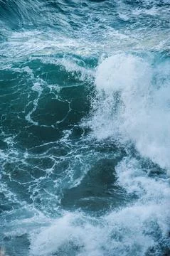 Sea waves during a storm Stock Photos