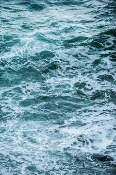 Sea waves during a storm Stock Photos