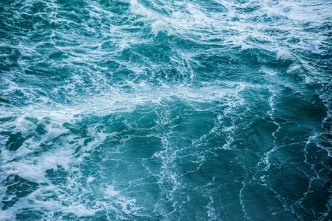 Sea waves during a storm Stock Photos