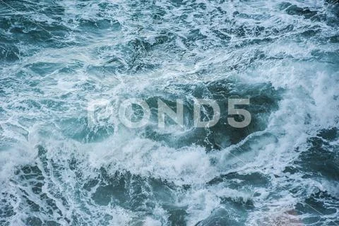 Sea waves during a storm Stock Photos