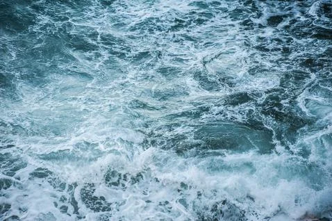 Sea waves during a storm Stock Photos