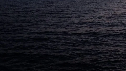 Sea waves at the evening time Stock Footage 81799322