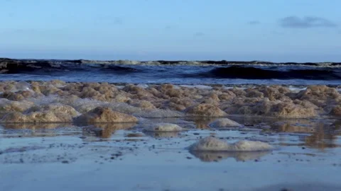 Sea waves foam	 Stock Footage 278688583