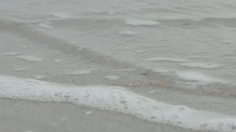 Sea waves with foam Stock Footage 296384682
