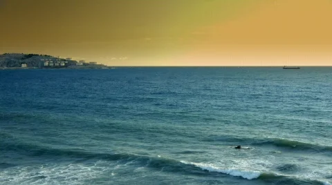 Sea waves Stock Footage 840597