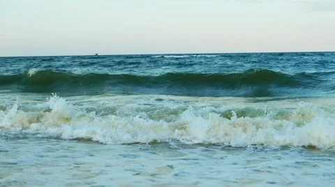 Sea waves Stock Footage 54220975