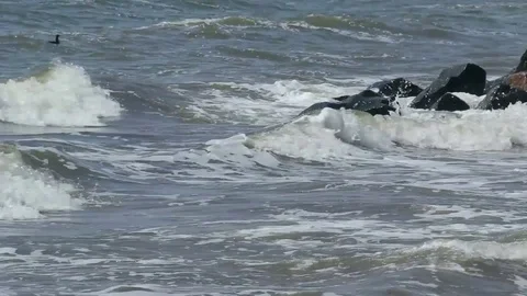 Sea waves Stock Footage 75324889