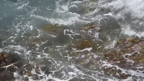 Sea waves Stock Footage 75534861