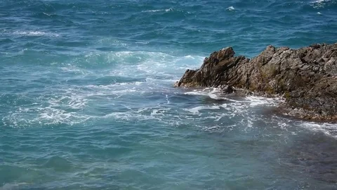 Sea waves Stock Footage 75827192