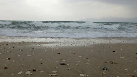 Sea waves Stock Footage 77631197