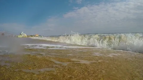 Sea waves Stock Footage 88001428