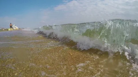 Sea waves Stock Footage 88012861