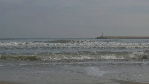 Sea ​​waves. Stock Footage 122212560