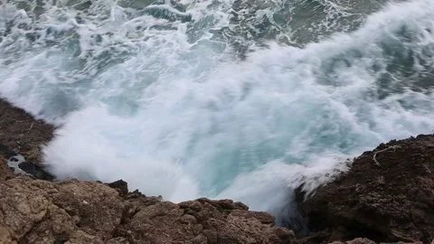 Sea waves Stock Footage 153998483