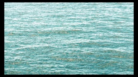 Sea waves gently hitting the shore Stock Footage 296892265
