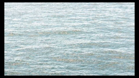 Sea waves gently hitting the shore Stock Footage 296892280