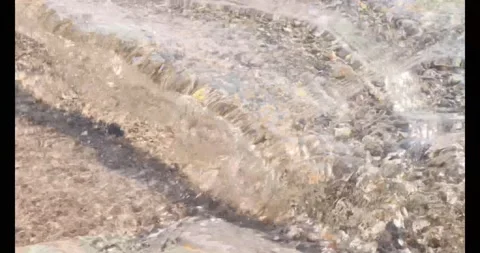 Sea waves hitting the rock Stock Footage 277116044