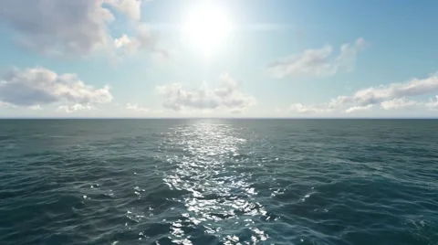 Sea Waves Horizont  Stock Footage