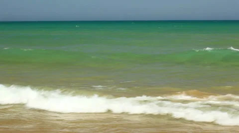 Sea waves loop Stock Footage 35573769