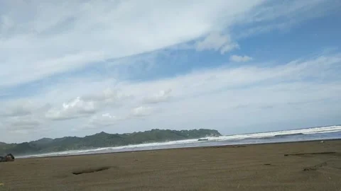 Sea Waves in the morning Stock Footage 233474922