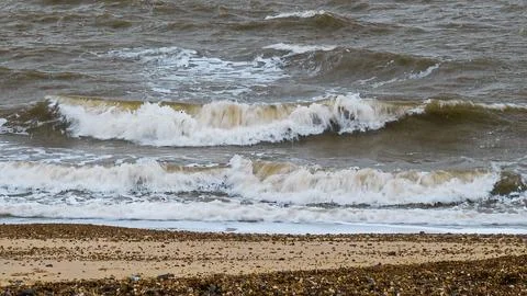Sea waves in motion Stock Photos