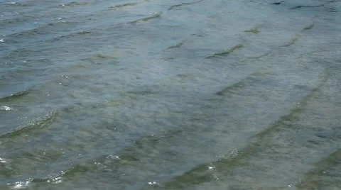 Sea waves moving gently Stock Footage 48021767