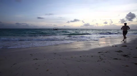Sea Waves over Sand Beach Stockbeeldmateriaal 36558344