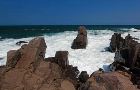 Sea waves Stock Photos