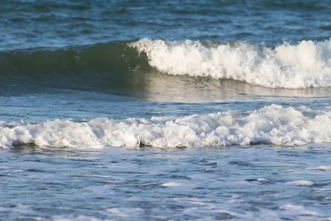 The sea waves Stock Photos