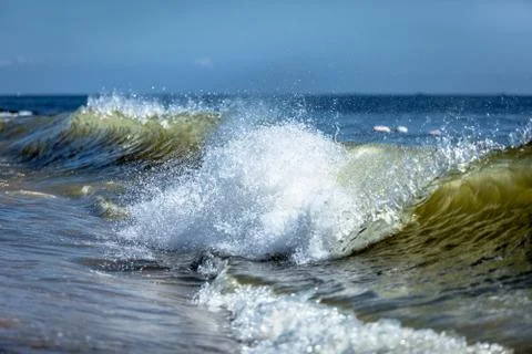 Sea waves Stock Photos