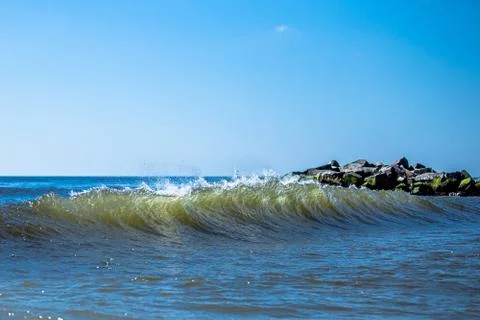 Sea waves Stock Photos