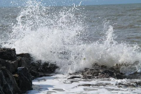 Sea Waves. Stock Photos