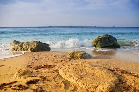 Sea waves Stock Photos