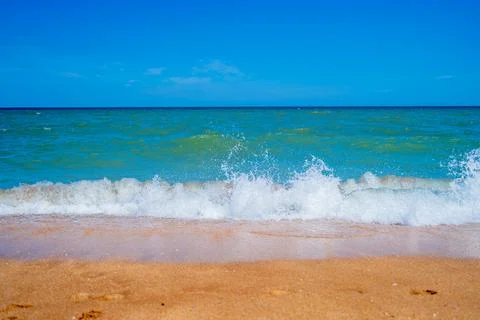 Sea ​​with waves Foto stock