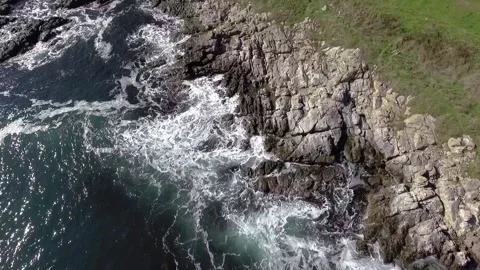 Sea Waves with rocks 2 Stock Footage 168495151