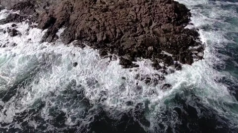 Sea Waves with rocks Stock Footage 168494940