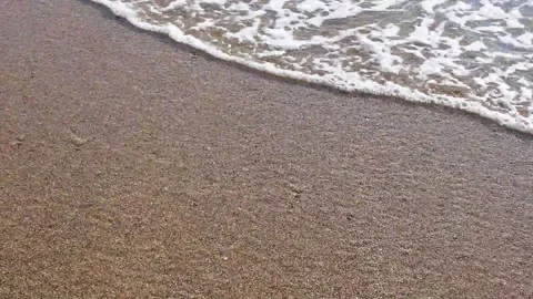 Sea waves roll on the shore. Stock Footage 139591204