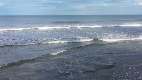 Sea waves sand beach. Stock Footage 146694598