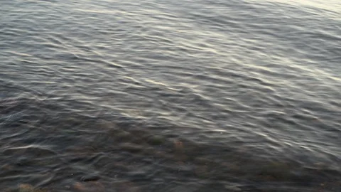 Sea waves on the sandy beach Stock Footage 116615486