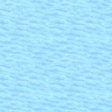 Sea waves seamless pattern. Stock Illustration