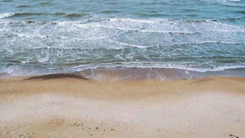 Sea waves on the seashore Stock Footage 83456180