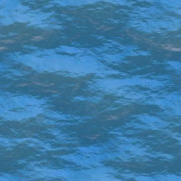 Sea waves seen from the sky on light-blue tropical waters - perfect for 3D model Stock Illustration