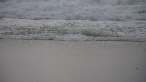 Sea waves in slow motion Full HD 180fps Stock Footage 131899863