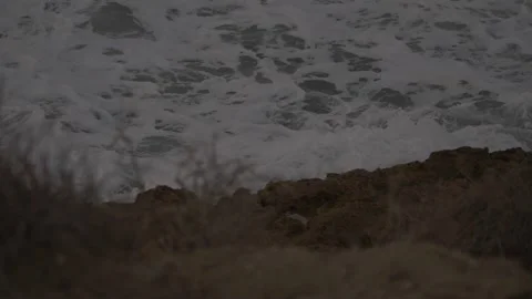 Sea waves in slow motion Full HD 180fps Stock Footage 131900232