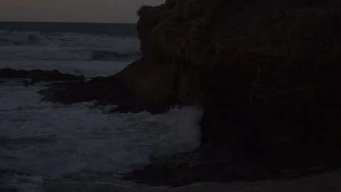 Sea waves in slow motion Full HD 180fps Stock Footage 131900386