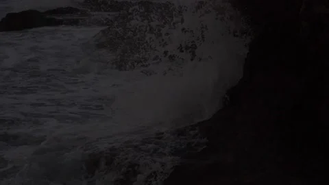 Sea waves in slow motion Full HD 180fps Stock Footage 131900410