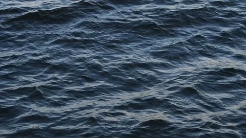 Sea Waves Slowly Moving Stock Footage