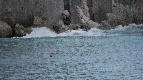 Sea waves in slowmotion Video stock 71029406